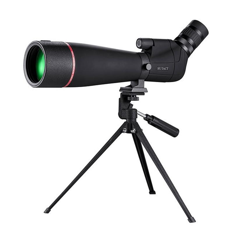 Télescope monoculaire Zoom 20 à 60x Chasse Support Smartphone Noir